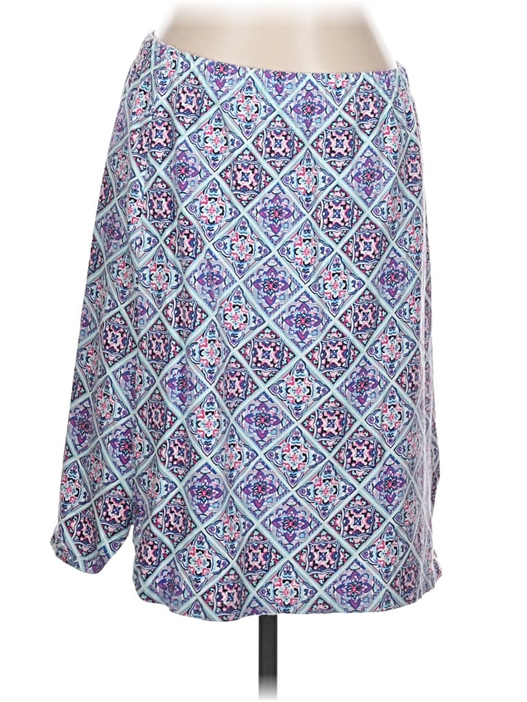 Pre-owned Talbots Outlet Casual Skirt In Blue