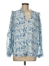 Sugarlips Blue 3/4 Sleeve Blouse Size M - photo 1