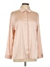 Escalier Metallic Tan Long Sleeve Blouse Size L - photo 1