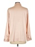 Escalier Metallic Tan Long Sleeve Blouse Size L - photo 2