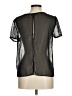 American Eagle Outfitters 100% Polyester Black Short Sleeve Top Size M - photo 2