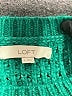 Ann Taylor LOFT Solid Green Pullover Sweater Size S - photo 7