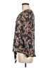 West Kei 100% Polyester Blue Long Sleeve Blouse Size M - photo 5