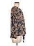 West Kei 100% Polyester Blue Long Sleeve Blouse Size M - photo 4
