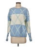 &merci Argyle Blue Pullover Sweater Size S - photo 1