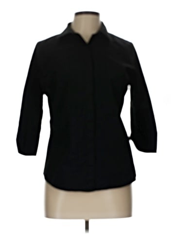 Worthington 3/4 Sleeve Button-Down Shirt (view 1)