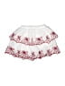 LoveShackFancy 100% Cotton Hearts White Skirt Size 7 - 8 - photo 1