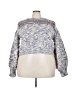 Forever 21 Plus 100% Acrylic Tweed Blue Pullover Sweater Size 3X - photo 1
