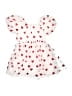 Young Hearts 100% Polyester Hearts White Dress Size 3T - photo 1