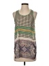 Clover Canyon 100% Polyester Green Tank Top Size S - photo 1