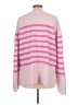 Gap 100% Cotton Stripes Pink Pullover Sweater Size L (tall) - photo 2
