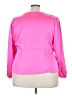 Torrid Pink Long Sleeve Blouse Size 3X Plus (3) - photo 2