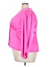 Torrid Pink Long Sleeve Blouse Size 3X Plus (3) - photo 5