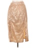 Unbranded 100% Polyester Metallic Gold Formal Skirt Size L - photo 2