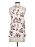 DAILYLOOK 100% Polyester Ivory Sleeveless Blouse Size S - photo 2
