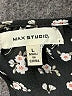 Max Studio 100% Polyester Black 3/4 Sleeve Blouse Size L - photo 7