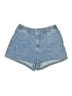 Unbranded 100% Cotton Blue Denim Shorts Size EU 34 / US 4 - photo 1
