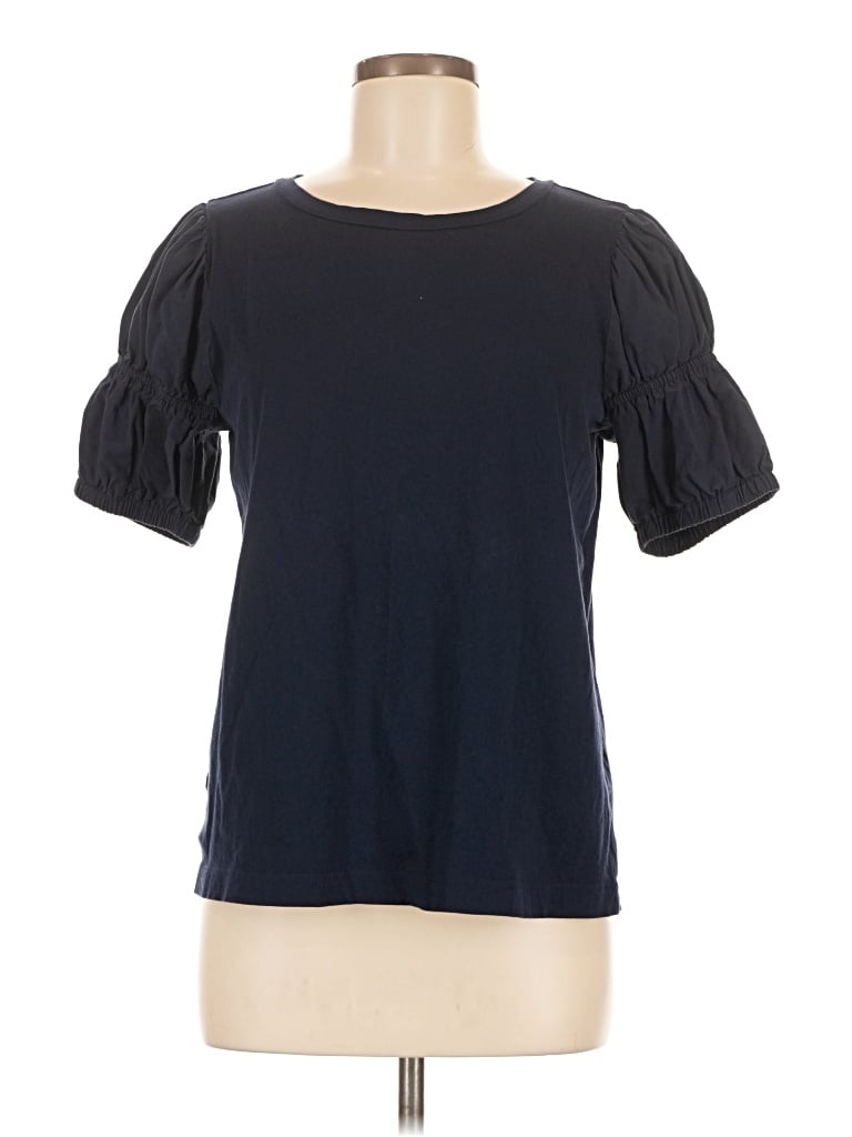 Pre-owned Ann Taylor Loft Short Sleeve T-shirt In Blue