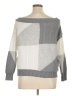 Shein Curve 100% Polyester Color Block Gray Pullover Sweater Size 14 Plus (1) - photo 2