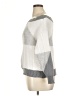 Shein Curve 100% Polyester Color Block Gray Pullover Sweater Size 14 Plus (1) - photo 5
