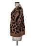 She + Sky Animal Print Brown Sweater Vest Size Med - Lg - photo 5