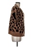 She + Sky Animal Print Brown Sweater Vest Size Med - Lg - photo 4