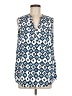 Mud Pie 100% Polyester Blue Sleeveless Blouse Size M - photo 1