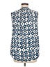 Mud Pie 100% Polyester Blue Sleeveless Blouse Size M - photo 2