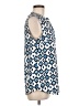 Mud Pie 100% Polyester Blue Sleeveless Blouse Size M - photo 4