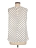 Coco And Main 100% Polyester Ivory Sleeveless Blouse Size M - photo 2