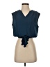 Shein 100% Polyester Blue Sleeveless Blouse Size 4 - photo 1