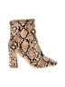 Lulus Animal Print Tan Ankle Boots Size 8 1/2 - photo 1