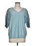 Cactus + Pearl Teal Pullover Sweater Size L - photo 1