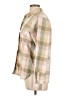Gap 100% Cotton Plaid Tan Long Sleeve Button-Down Shirt Size L - photo 5