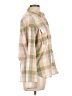 Gap 100% Cotton Plaid Tan Long Sleeve Button-Down Shirt Size L - photo 4