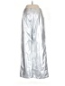 Commense Metallic Silver Casual Pants Size S - photo 2