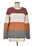 Pinque Color Block Brown Pullover Sweater Size M - photo 1