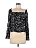 A New Day Black 3/4 Sleeve Blouse Size M - photo 1