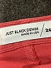 Just Black Pink Jeans Size 26 waist - photo 4