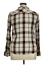 Merona 100% Cotton Plaid Tan Long Sleeve Button-Down Shirt Size XL - photo 2