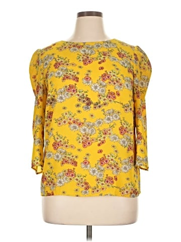 oasis 3/4 Sleeve Blouse (view 1)