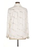 NY Collection 100% Polyester Stars Ivory Long Sleeve Blouse Size XL - photo 2