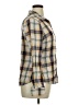Merona 100% Cotton Plaid Tan Long Sleeve Button-Down Shirt Size XL - photo 4
