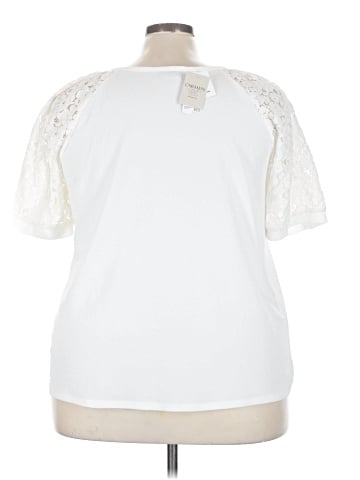 Carmen Carmen Marc Valvo Short Sleeve Top (view 2)