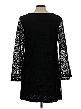 green emerald velvet dress Xhilaration Black Paisley Print Hi-Low Spaghetti Strap Fit & Flare Mini Dress S