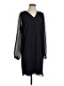 CAbi 100% Polyester Chevron-herringbone Black Casual Dress Size S - photo 1
