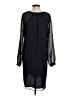 CAbi 100% Polyester Chevron-herringbone Black Casual Dress Size S - photo 2