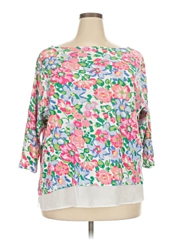 Talbots Outlet 3/4 Sleeve Blouse (view 1)