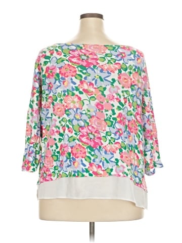 Talbots Outlet 3/4 Sleeve Blouse (view 2)