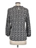 Adrianna Papell Black 3/4 Sleeve Blouse Size M - photo 2